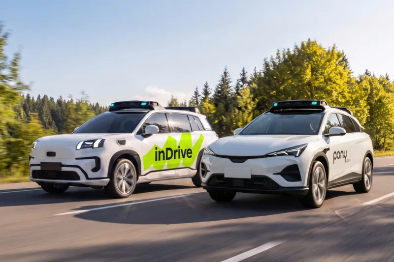 Uber rival inDrive eyes 2027 robotaxi tests in Central Asia with Pony.ai and Nvidia | TechCrunch