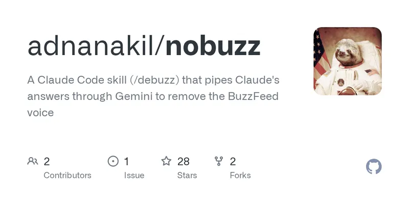 nobuzz/README.md at main · adnanakil/nobuzz