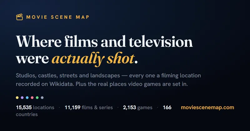 Movie Scene Map — Where Films & TV Series Were Actually Filmed