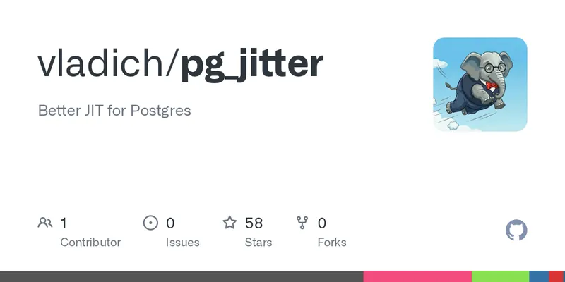 GitHub - vladich/pg_jitter: Better JIT for Postgres