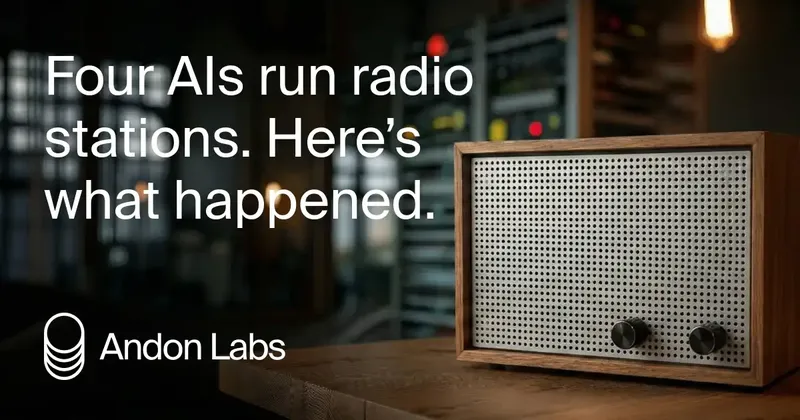 We let four AIs run radio stations. Here's what happened. | Andon Labs