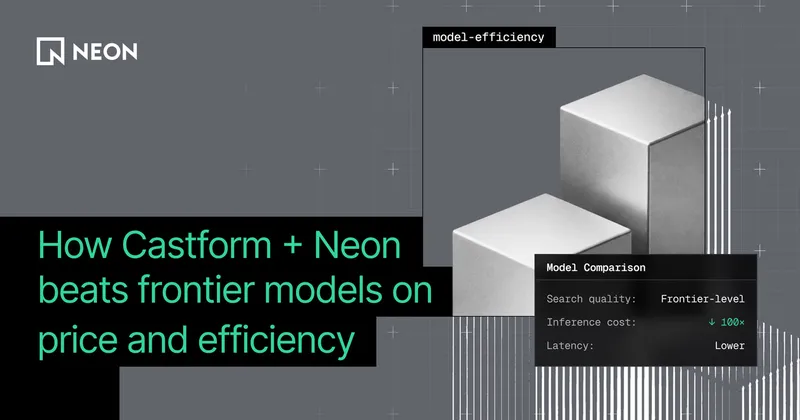 How Castform + Neon Beats Frontier Models on Price and Efficiency - Neon