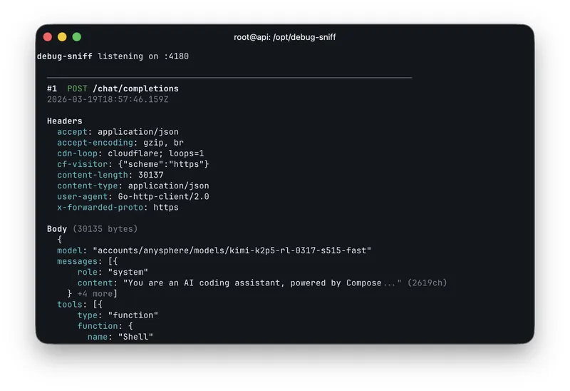 Fynn on X: "was messing with the OpenAI base URL in Cursor and caught this accounts/anysphere/models/kimi-k2p5-rl-0317-s515-fast so composer 2 is just Kimi K2.5 with RL at least rename the model ID https://t.co/fyUWbo1InF" / X