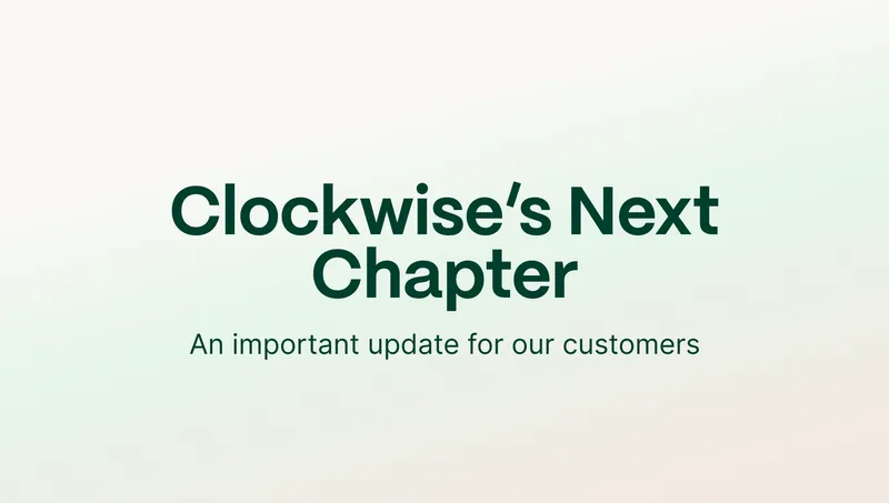 The Clockwise team is joining Salesforce