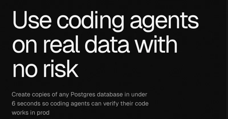 Ardent — Database branching for coding agents