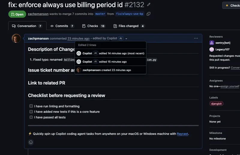 Copilot Edited an Ad Into My PR