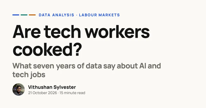 Are tech workers cooked? What the data says about AI and tech jobs