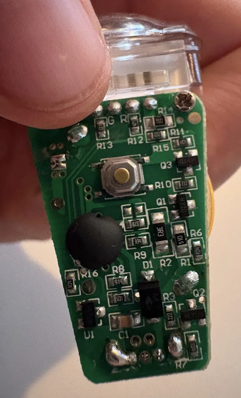 Replacing the old battery on rechargeable bike lights