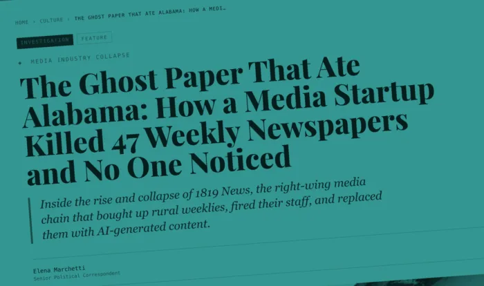 Now we’re getting AI fake news complaining about how AI fake news is the death of real news