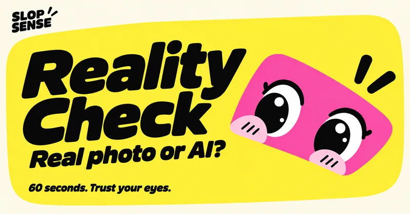 Reality Check — Real photo or AI?