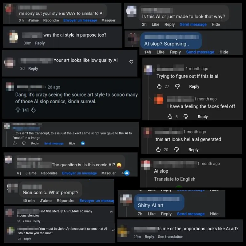 When online commenters 'detect' my art as AI