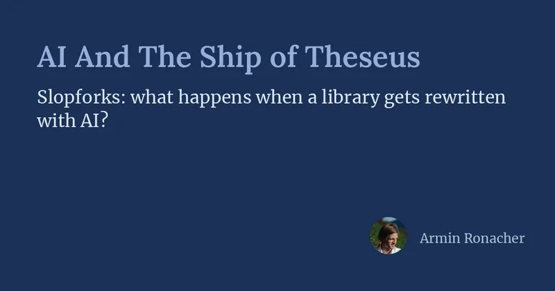 AI And The Ship of Theseus