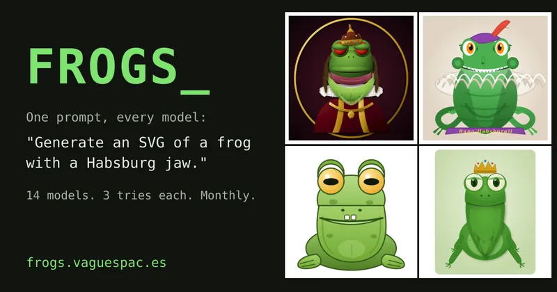 FROGS_ β the Habsburg-jaw SVG benchmark